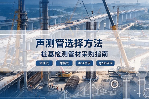 惠州声测管选型标准