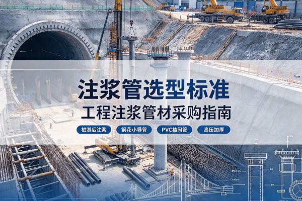 惠州注浆管选型标准
