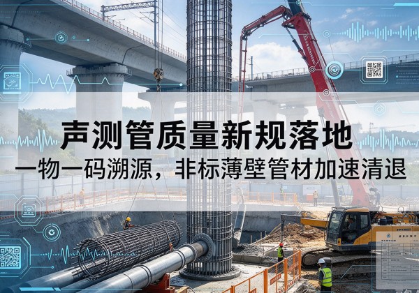 惠州声测管质量新规落地，一物一码溯源，非标薄壁管材加速清退