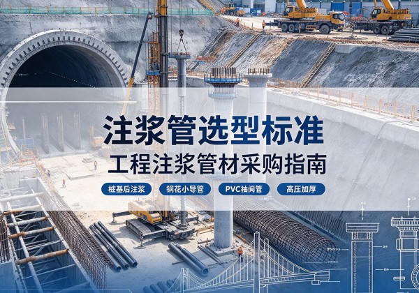 惠州注浆管选型标准